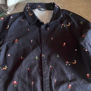 Boys  Black Holiday Shirt